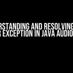 Understanding and Resolving Null Pointer Exception in Java Audio Player